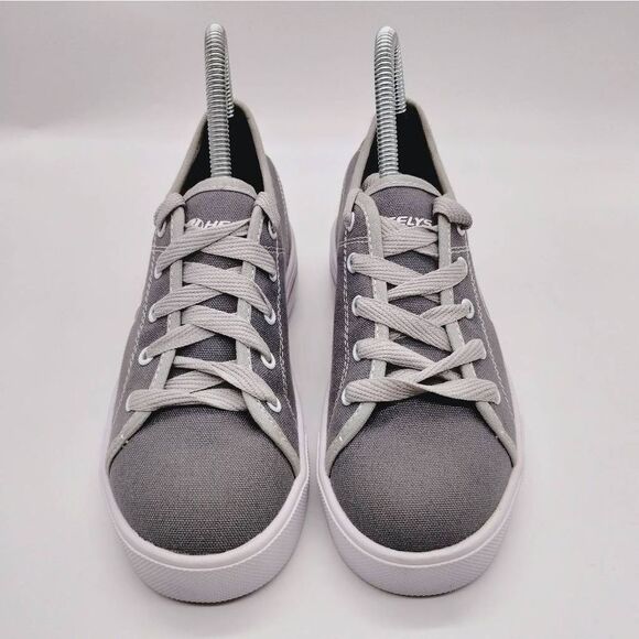 Heelys Casual Grey Skate‎ Sneakers Boys Size 4 Classic Shoes Skates Heelys - Picture 3 of 8